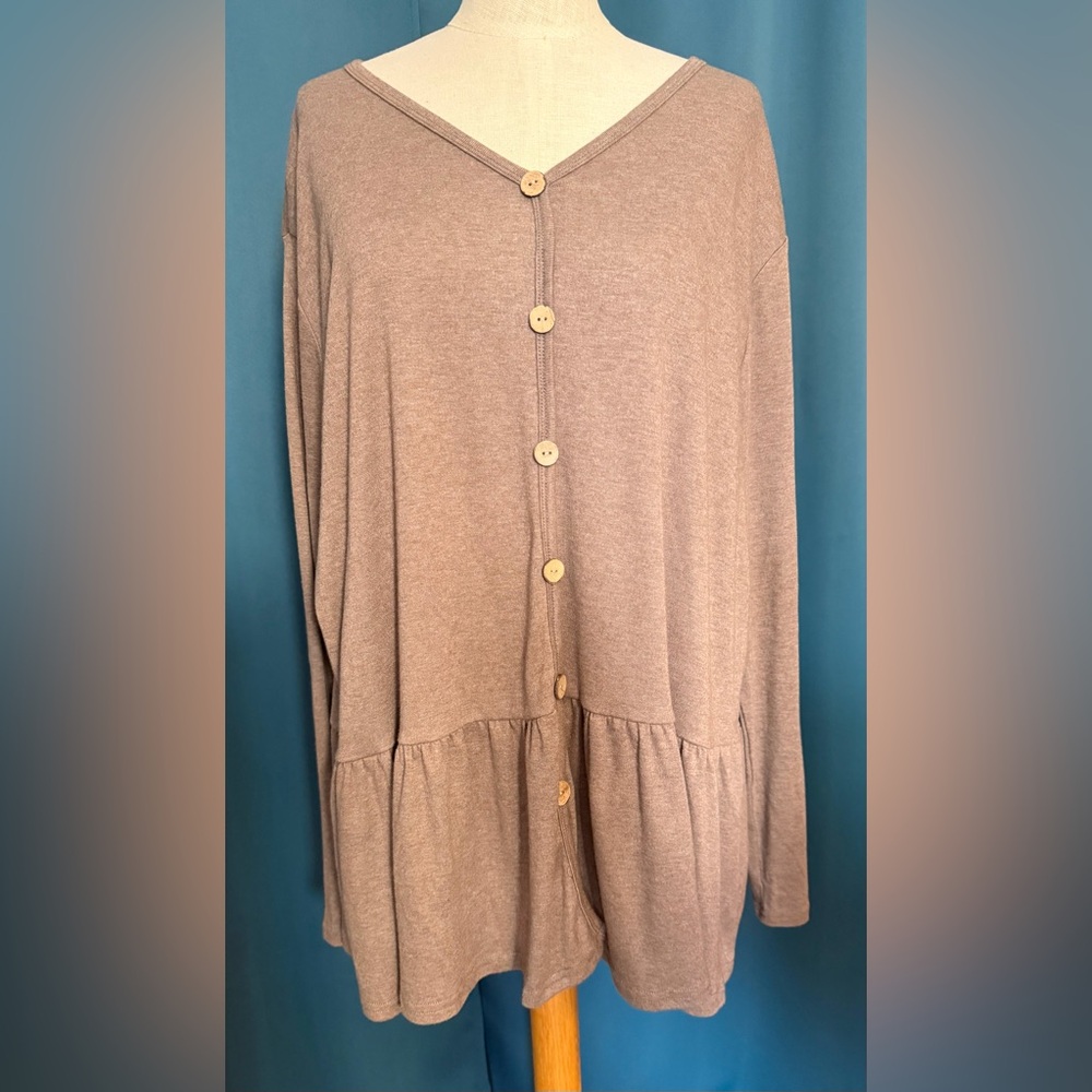 Long Sleeve V-Neck Shirts - Set of 2